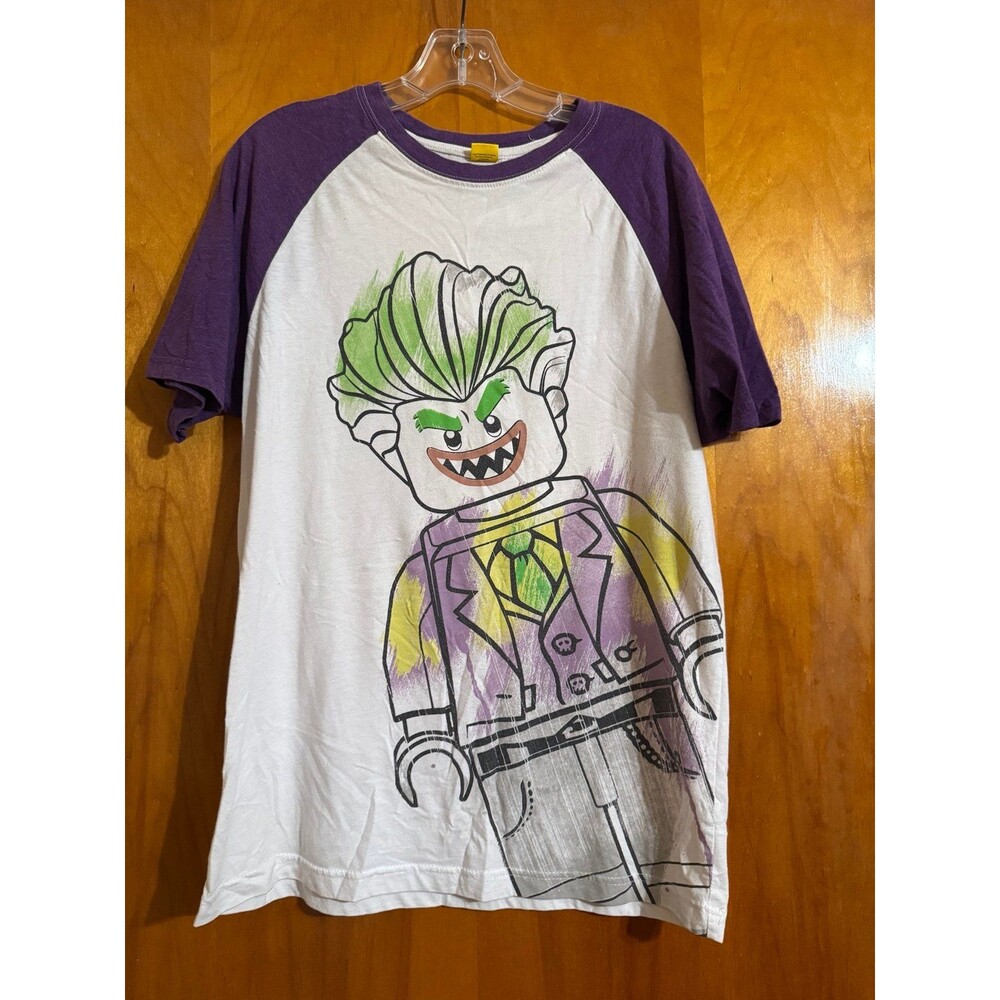 (New) Lego Batman White & Purple Joker Shirt Men’s Size M